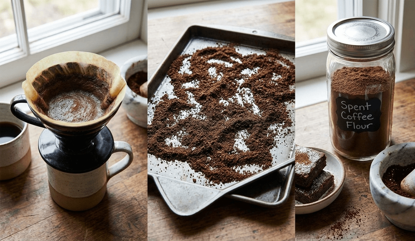 Spent Coffee Flour Benefits: How to Upcycle Your Coffee Grounds