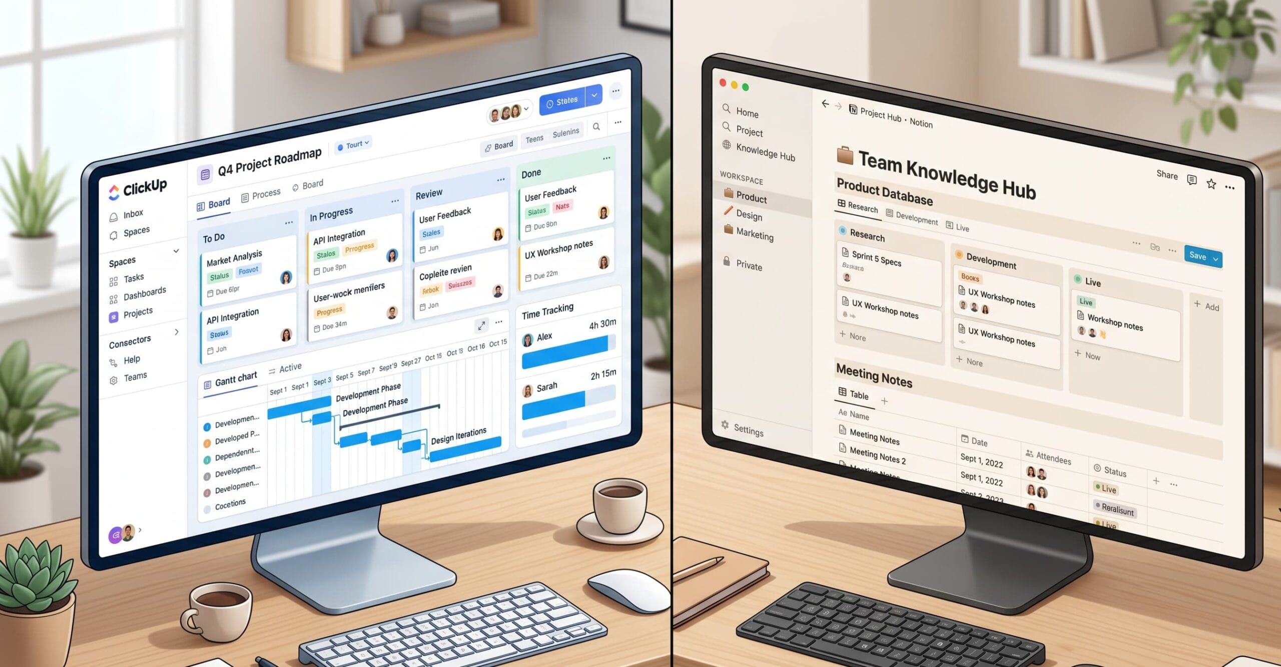 Notion vs ClickUp for Agency Project Management